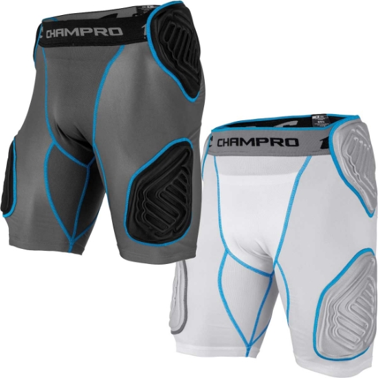 Champro Sports Bull Rush 5 Pad Integrated Football Girdle