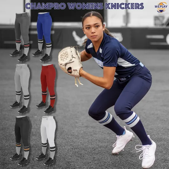 Champro Tournament Womens Knicker Softball Pants - Available in 7 Colors