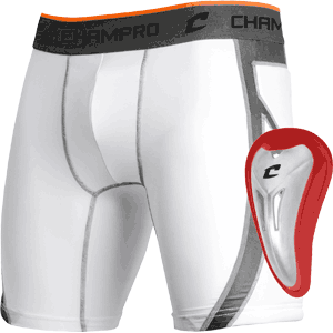 Champro Sports Wind Up Youth Baseball Sliding Short w. Cup