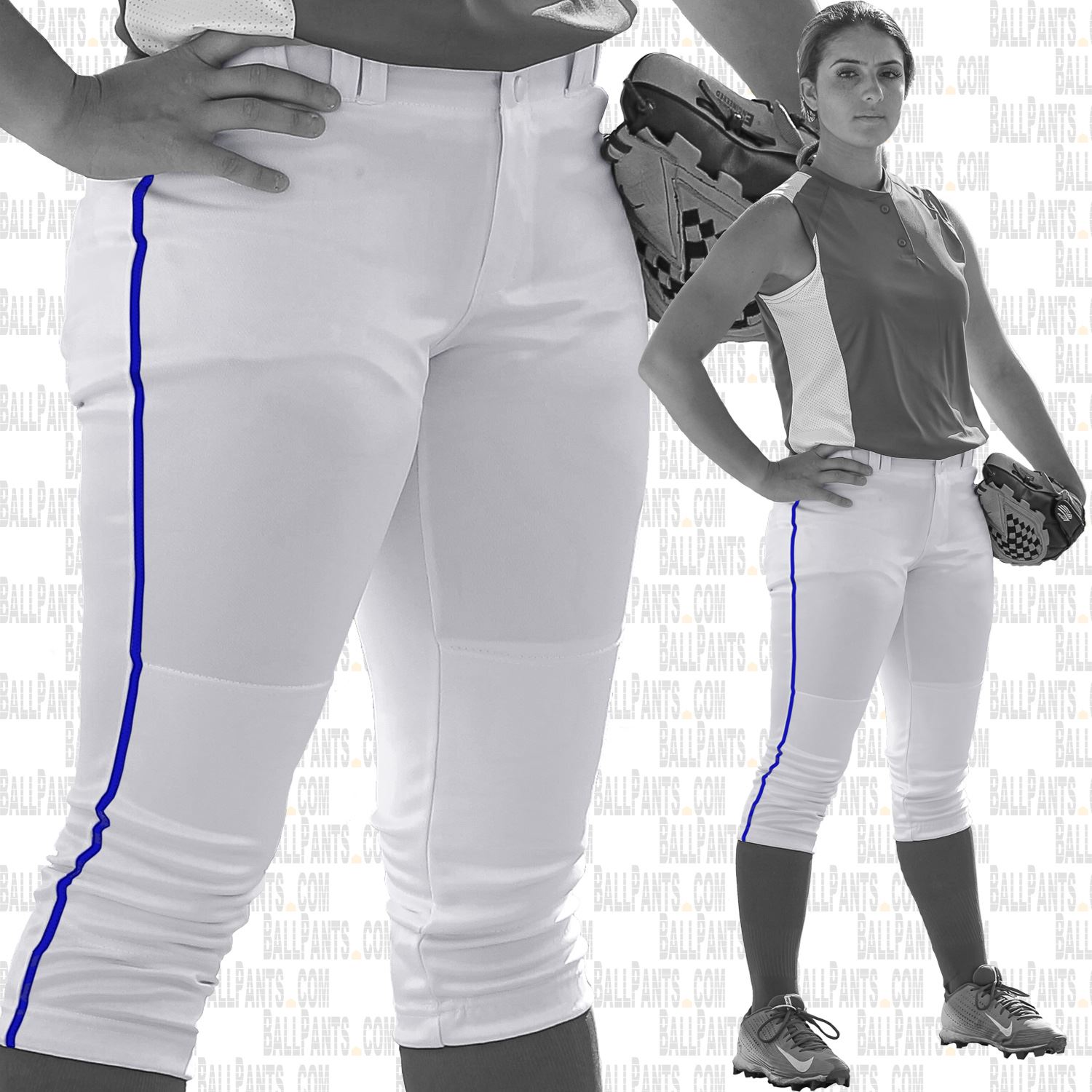 Low-Rise Fastpitch Softball Pants Champro Sports WOMEN'S Tournament Traditional 