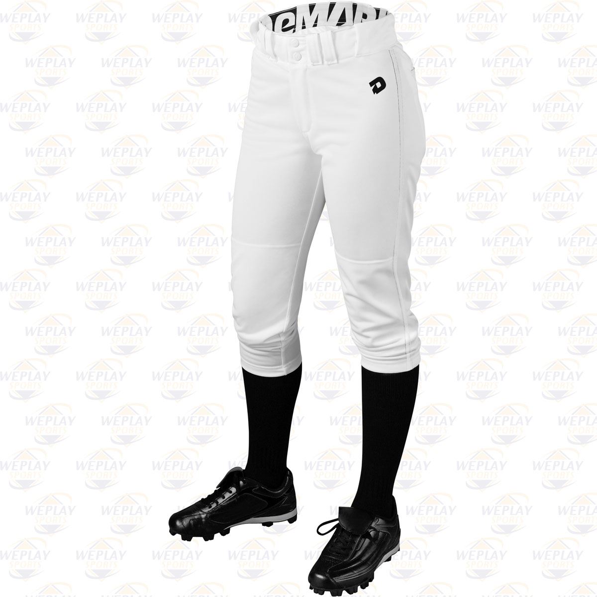 DeMarini Deluxe Adult Womens Fastpitch Softball Pants w/ Custom Piping WTC7605CP 