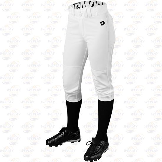 DeMarini Deluxe Womens Softball Pants - White