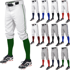 Easton Pro + Knicker Piped Baseball Pants