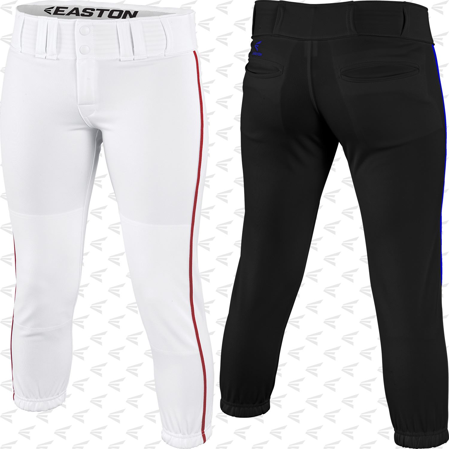 Easton Pro Piped Piping Braid Adult Womens Fastpitch Softball Pants A164148 NEW 
