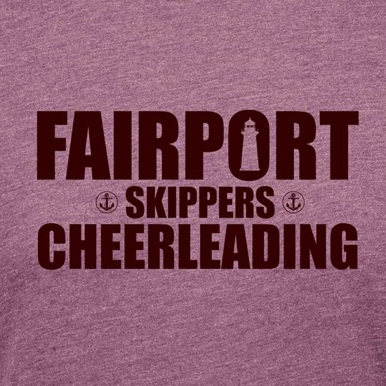  Fairport Cheerleader Tri-Blend T-Shirt - Dusty Rose Heather