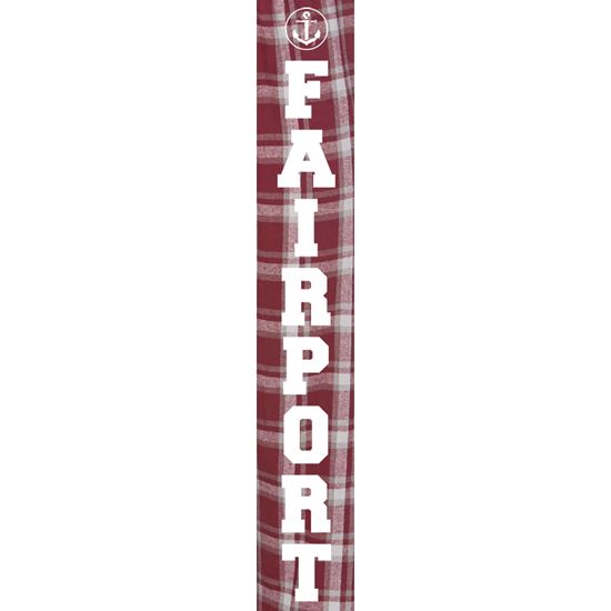 Fairport Cheerleading Plaid Flannel Pant - Logo