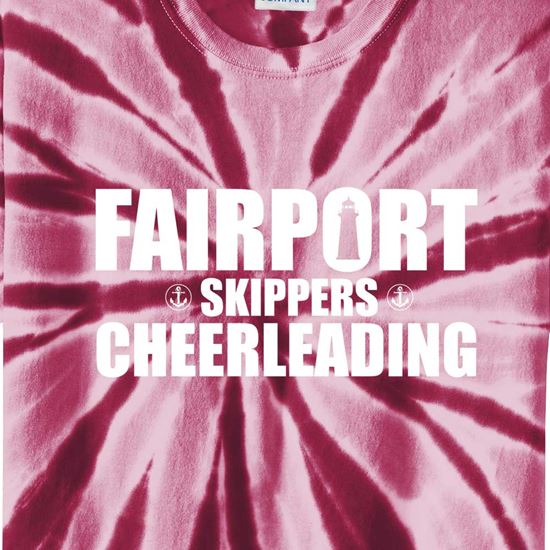  Fairport Cheerleading Tie-Dye T-Shirt - Print