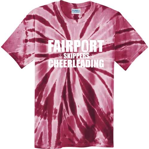  Fairport Cheerleading Tie-Dye T-Shirt
