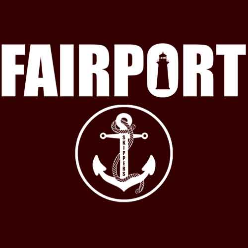 Fairport Harbor Skippers Tri-Blend T-Shirt Hoodie - Logo