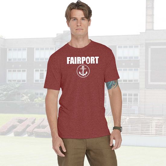 Fairport Harbor Skippers Tri-Blend T-Shirt - Model