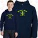Marblehead Harbors Edge Kids Hood Sweatshirt - Navy Blue