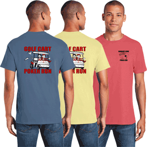 Harbors Edge Golf Cart Poker Run T-Shirt