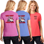 Harbors Edge Golf Cart Poker Run Womens T-Shirt
