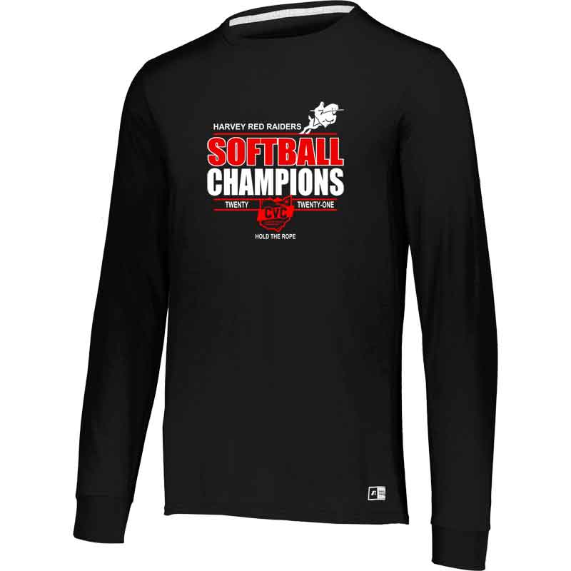 Harvey Softball 2021 CVC Champs Long Sleeve T-Shirt