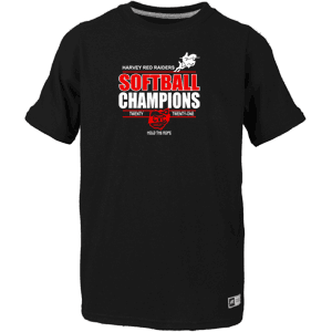 Harvey Softball 2021 CVC Champs Mens or Womens T-Shirt