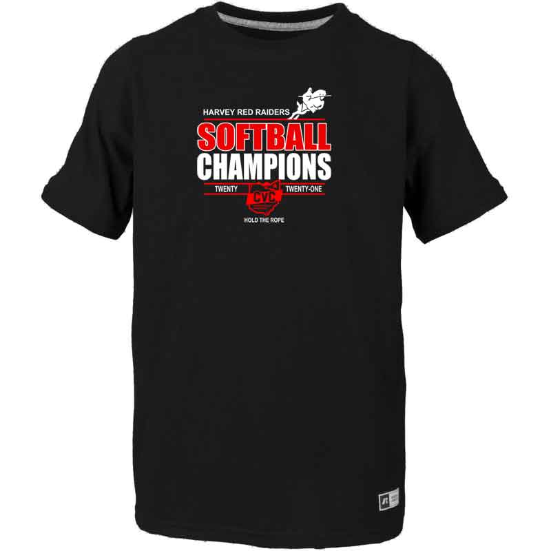 Harvey Softball 2021 CVC Champs Mens or Womens T-Shirt