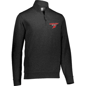 Harvey Softball Quarter Zip Fleece Pullover Sweatshirt