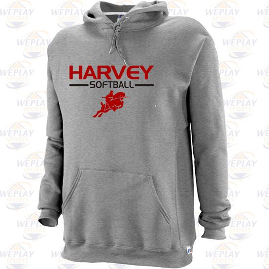 Painesville Harvey Fastpitch Softball Hoody Sweatshirt - Gray