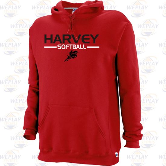 Painesville Harvey Softball Hoody - Red