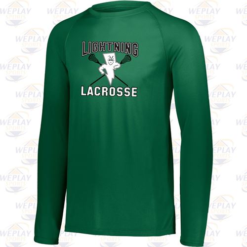 Lightning Lacrosse Attain Long Sleeve Wicking Youth T-Shirt