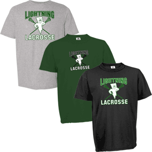 Lightning Lacrosse Mens or Womens T-Shirt