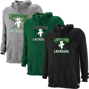 Lightning Lacrosse Adult Sweatshirt w. Hood