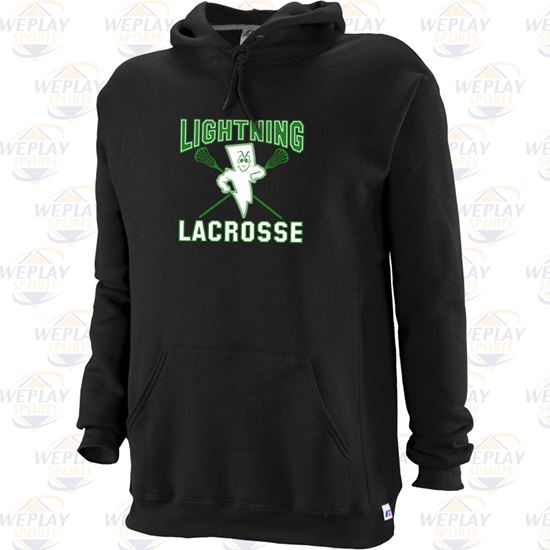 Lightning Lacrosse Youth Hooded Sweatshirt - Black
