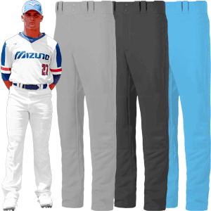 Mizuno Premier G2 Pro Hemmed Open Bottom Mens Baseball Pants