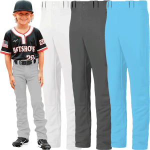 Mizuno G2 Premier Pro Hemmed Open Bottom Boys Youth Baseball Pants 