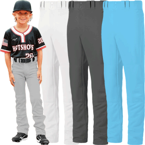Mizuno G2 Premier Pro Hemmed Open Bottom Boys Youth Baseball Pants 