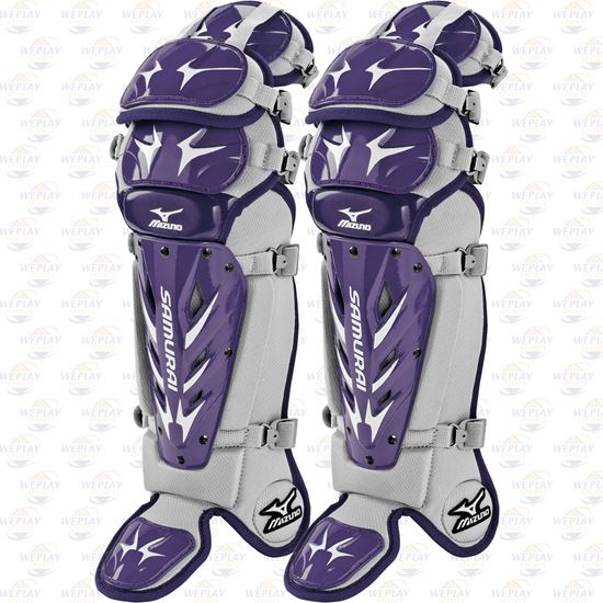Mizuno Samurai Catchers Leg Guards G3 - Purple