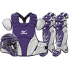 Mizuno Samurai Baseball Catchers Gear Set - Purple