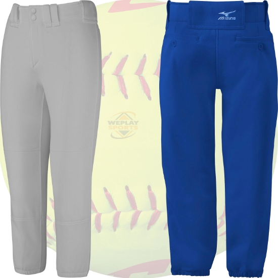 Mizuno Select Womens Fastpitch Softball Pants - Front Back