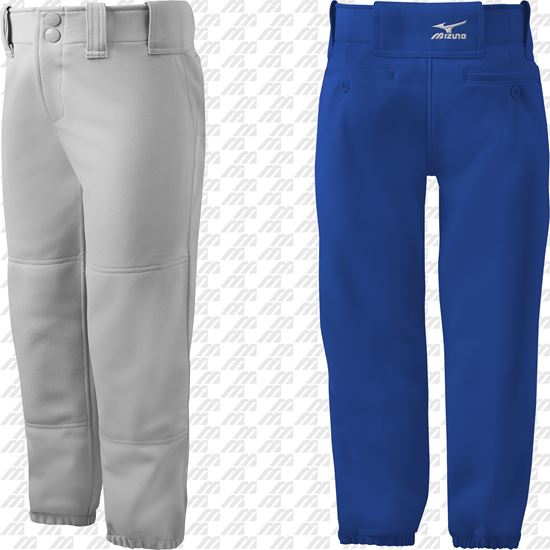 Mizuno Select 350150 Womens Fastpitch Pants - Front & Back