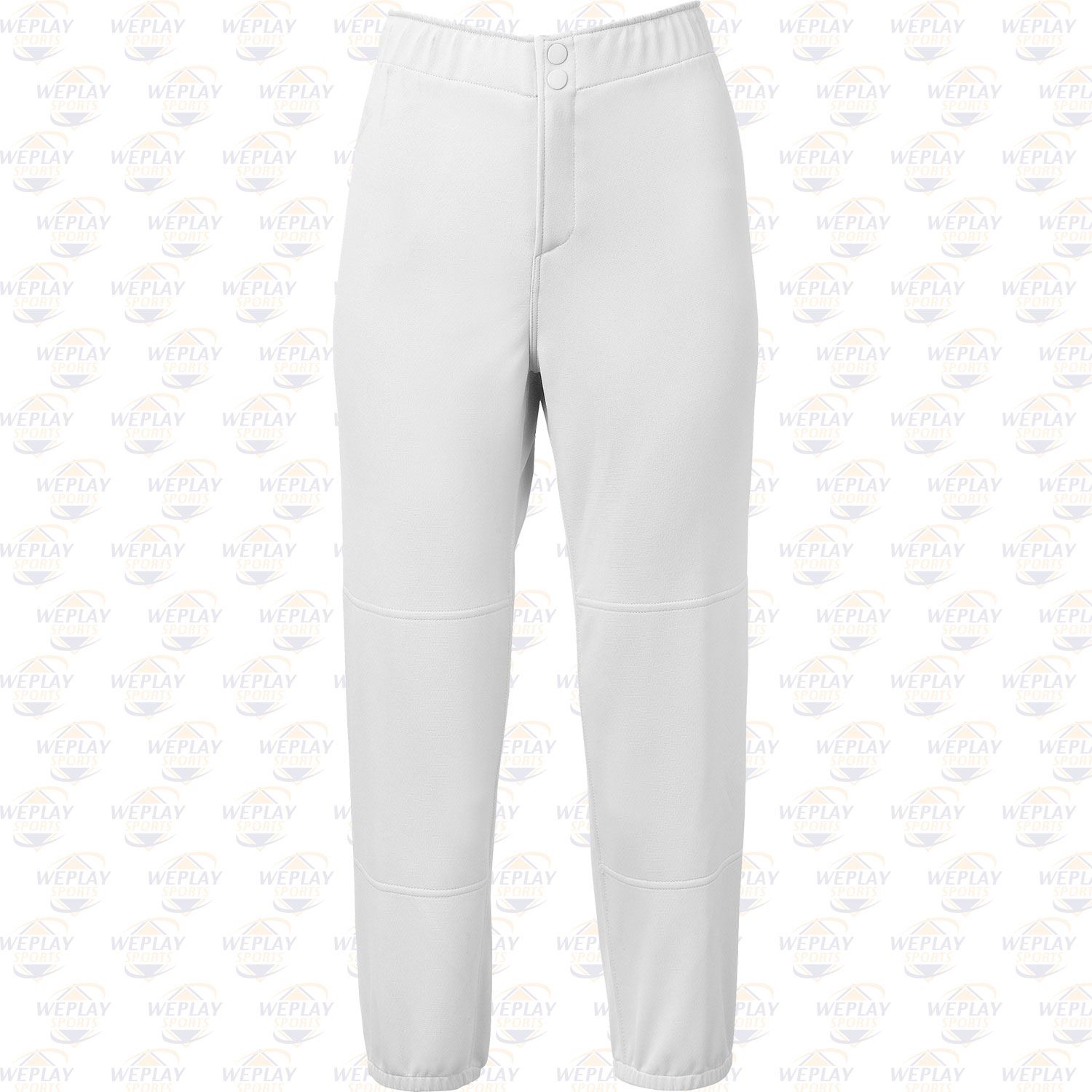 Mizuno 350151 No Belt Womens Softball Pants - White