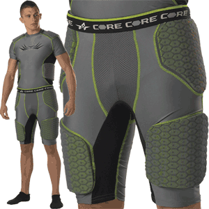 Alleson Athletic Core Hexagon Integrated 5 Pad Mens Football Girdle