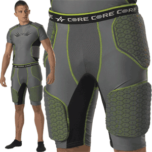 Alleson Athletic Core Hexagon Integrated 5 Pad Mens Football Girdle