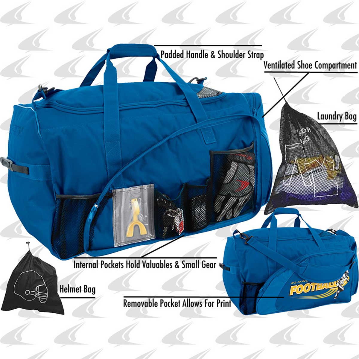 Champro Sports Football Gear Bag