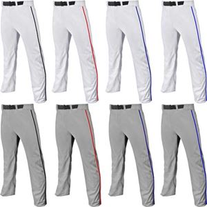 Champro Sports Triple Crown Open Bottom Adjustable Mens Baseball Pants w. Piping