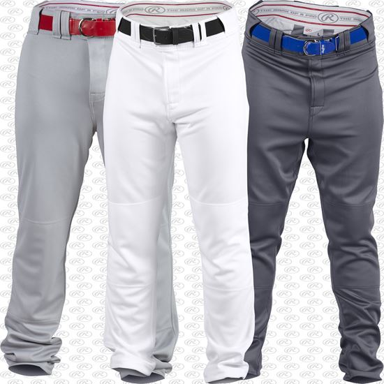 Rawlings Plated Plus Open Bottom Unhemmed Baseball Pants
