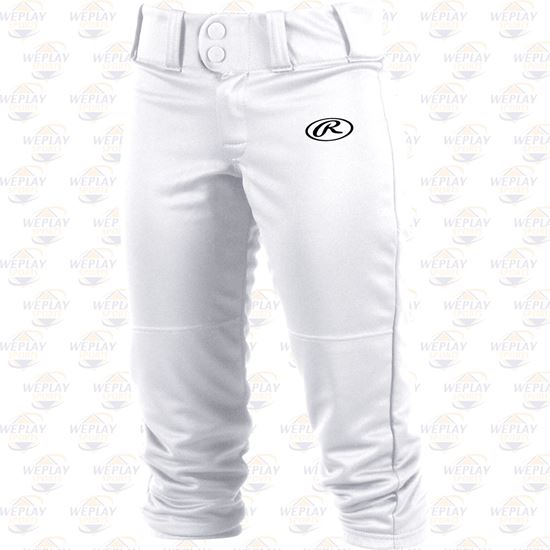Rawlings WRB150 Fastpitch Softball Pants - White
