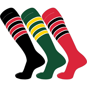 TCK 3-Stripe Outline Game Day Socks