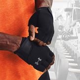 Under Armour Mens Weight Lifting Fitness Workout Gloves - Black