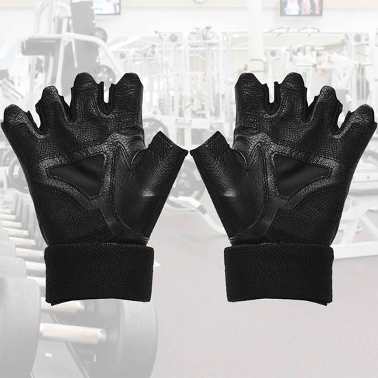 Under Armour Mens Weight Lifting Gloves - No Pad Genuine Leather Palm