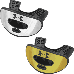 Under Armour Adult Metallic Football Air Lip & Mouthguard   mouth piece