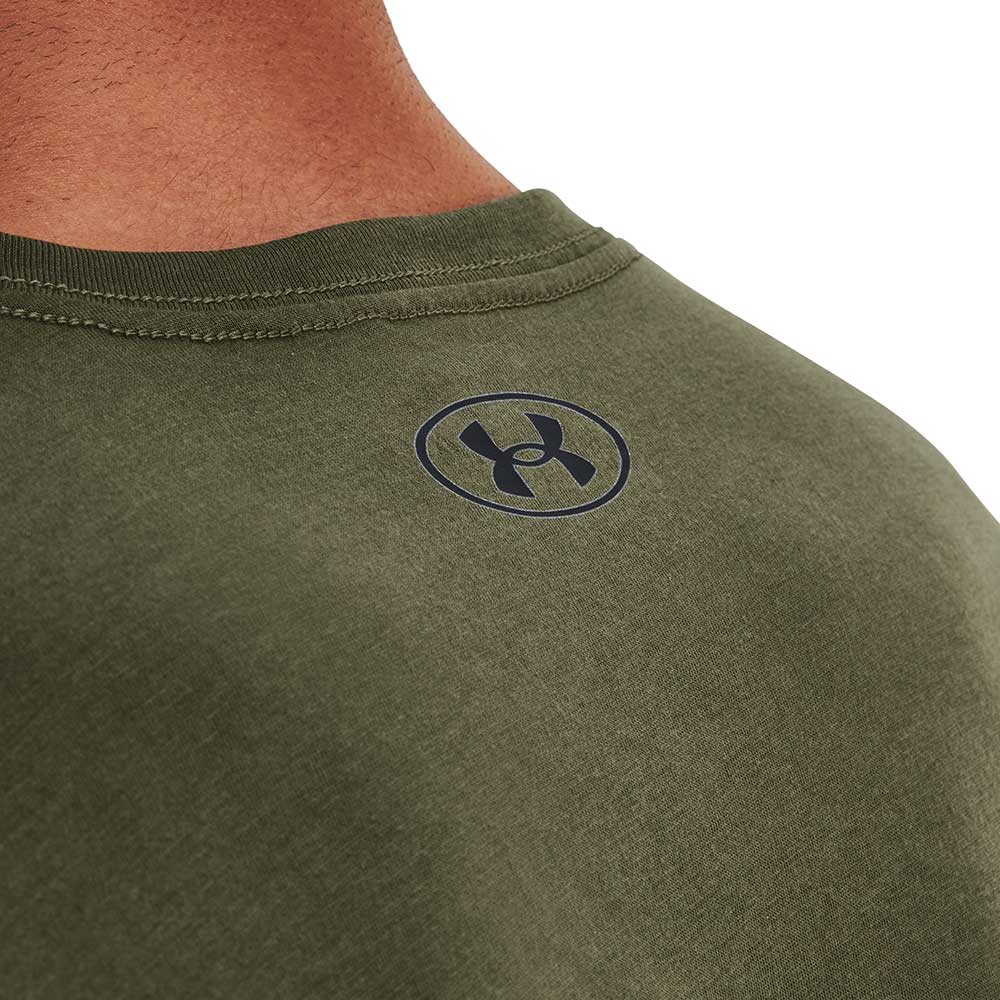 Under Armour Cotton Blend Mens T Shirt - Back. Sizes up to 5XL. Tall models Available