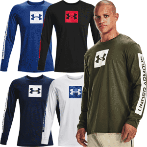 Under Armour Mens Camo Boxed Sportstyle Long Sleeve
