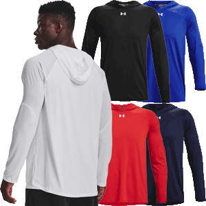 Under Armour Mens Team Knockout Long Sleeve Hoodie Shirt