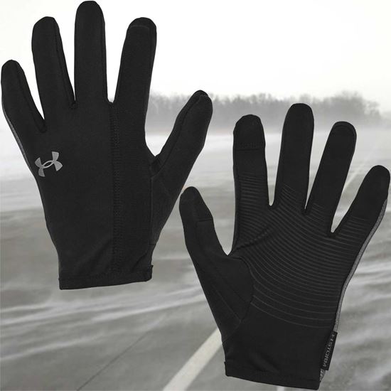 Under Armour ColdGear Run Liner Gloves - Black