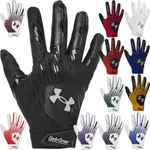 Under Armour Clean Up Baseball Batting Gloves - Available in 12 colors